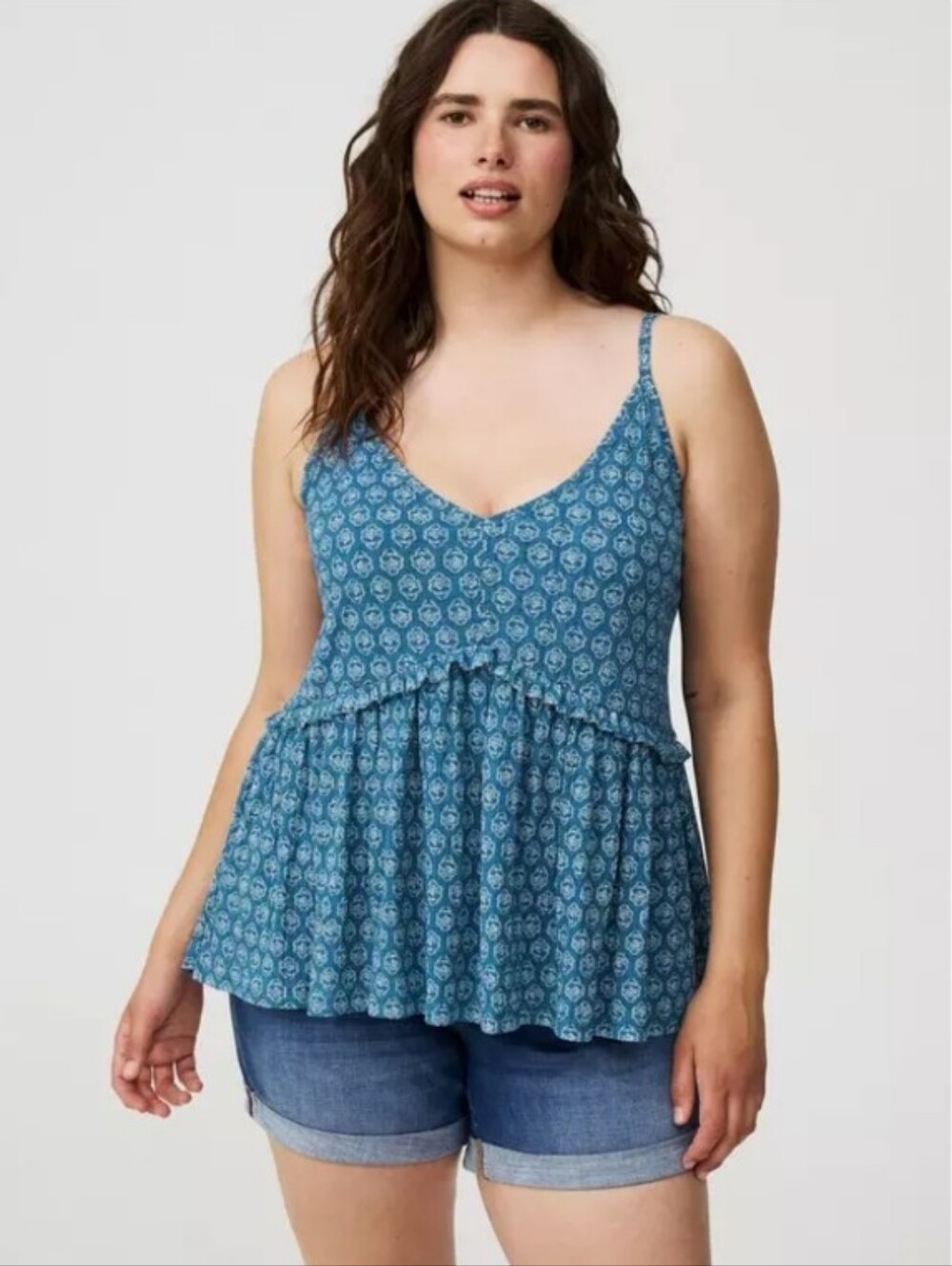 Torrid Ruffle Layered Tank - Picture 2 of 8